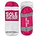 Gone For a Run Inspirational Athletic Running Socks | Women's Woven Low Cut | Sole Sister | Fuchsia