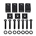 SUPAREE Aluminum Rear Seat Recline Kit with Bolts and Washers for Jeep Wrangler JK (4-Door)