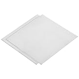 uxcell 2Pcs GR2 Titanium Plate Sheet, 100x100x1.5mm