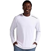 BloqUV Men's UPF 50+ Sun Protection Long Sleeve Active Jet Tee