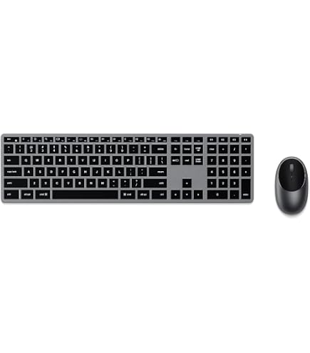 Amazon.com: Satechi Slim X3 Bluetooth Backlit Keyboard & M1