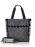 Victoria's Secret PINK 2017 Limited Edition Black Friday Tote + Tech Pouch - Grey