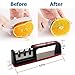 Goodia Kitchen Knife Sharpener, 3 Stage Manual Knife Edge Sharpener Diamond Tungsten Ceramic Slots, Non-Slip Base Sharpening System