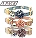 Pack of 3 Cat Flower Collar - Breakaway Small Dog Collars with Bell
