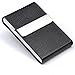Ayliss Bussiness Card Holder Top Quality Stainless Steel Leather Magnetic Shut