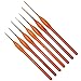 Detail Paint Brush Set, Artist Paint Brushes Painting for Art Painting, Watercolor, Oil, Miniatures, Acrylic - Triangular Wooden Handle - 7 Sizes