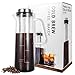 Cold Brew Iced Coffee Maker, TOP-MAX Iced Tea Maker 1.0L/34oz Brewing Glass Carafe with Removable Stainless Steel Filter