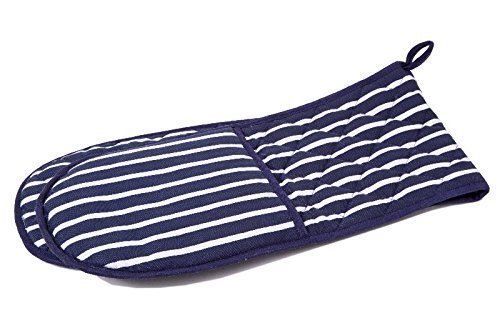Yorkshire Linen Butchers Blue/White Stripe Double Oven Glove