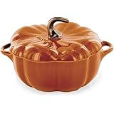 16-oz Petite Pumpkin Cocotte - Burnt Orange