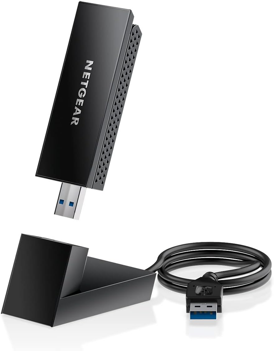 NETGEAR Nighthawk WiFi 6E AXE3000 USB 3.0 Adapter (A8000) - Tri-band 3Gbps PC