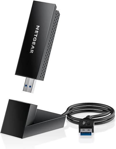 NETGEAR Nighthawk WiFi 6E AXE3000 USB 3.0 Adapter (A8000) - Tri-band 3Gbps PC