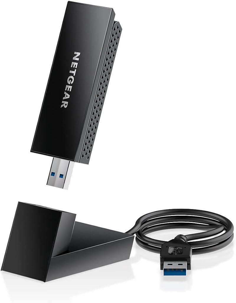 NETGEAR Nighthawk WiFi 6E AXE3000 USB 3.0 Adapter (A8000) - Tri-band 3Gbps PC