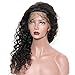 EAYON HAIR 150% Density 360 Lace Frontal Human Hair Wigs with Baby Hair for Women Curly Brazilian Virgin Hair Lace Wig Natural Color 22inch
