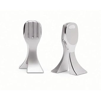 Amazon Com Spoon And Fork Signholder Silver Metal Double Sided