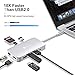 Humixx USB C Hub, 9-in-1 USB C Adapter with 4K HDMI, Mac-Style Design 1Gbps RJ45 Ethernet Port, USB 3.0, SD/TF Card Reader,100W PD Charging Port for MacBook/Pro/Air and Type C Windows Laptops