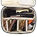 Ellis James Designs Extra Large Makeup Bag With Compartments - big makeup bag organizer, large cosmetic bag black, train case makeup bag large, huge makeup bag With Handle Travel Make Up Bag For Women