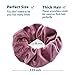 Nxconsu 26Pcs Velvet Hair Scrunchies Silky Cute Elastic Hair Bands Ties Ropes Hair Stylish Ponytail Accessories Exquisite Colors Selection For Girls and Women