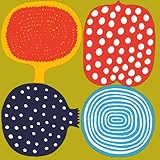 Ideal Home Range 20 Count Boston International 3-Ply Paper Lunch Napkins, Marimekko Kompotti