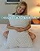 CozyCloud Deluxe Hypoallergenic Bamboo Shredded Memory Foam King Size - Softer Pillow