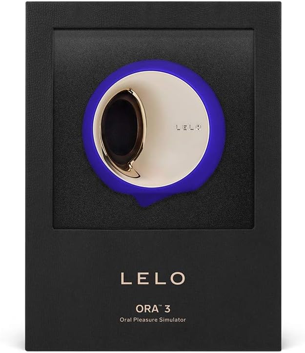 LELO ORA 3 Oral Pleasure Massager Midnight Blue, Sensual Personal Stimulator for Women, 7833 - Image 3