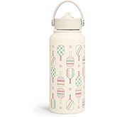 Pickleball Water Bottle 32oz Stainless Steel Insulated Vaccum with Lid, Pickleball Gifts for Pickleball Players, Pickleball Lovers, Women Girls Ladies
