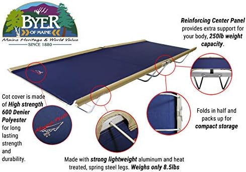 extra wide camping cot