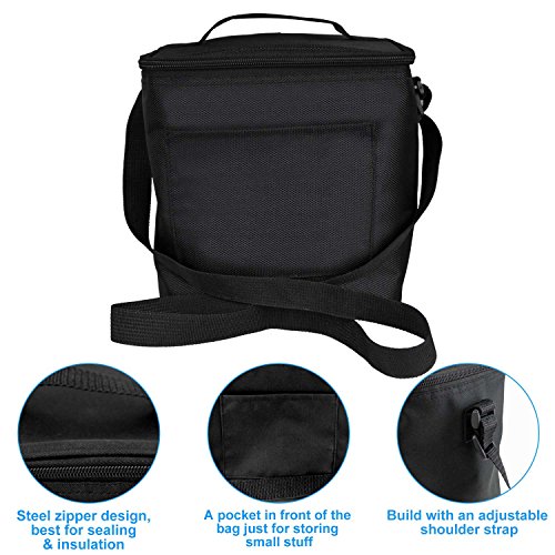 Baby Bottle Bags for Travel, Homga Breastmilk Insulated Storage Bag with Air Tight Lock in The Cold & Preserve Important Nutrients, Milk Baby Bottle Cooler Bag Fits up to 8Oz. Bottles - Thumbnail 3