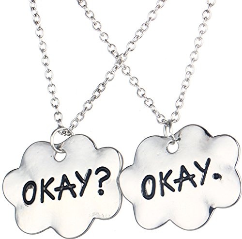 Okay? Okay. The Fault in Our Stars Pendant Necklace BFF Couple Lovers Gift