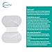 Reajoy 4.5X6 Large Butterfly OTC TENS Unit Pads, 2-Pack American Gel Tens Replacement Pads Electrode Patches for Digital Massager Units and TENS EMS Machine Device