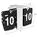 Betus Retro Style Flip Desk Shelf Clock - Classic Mechanical-Digital Display Battery Powered - Home & Office Decor 8 x 5.5 x 3.5 Inches