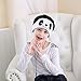 FIRIK Kids Headphones Volume Limited with Easy Adjustable Kids Costume Headband Silky Headphones for Children, Perfect for Travel and Home - Panda