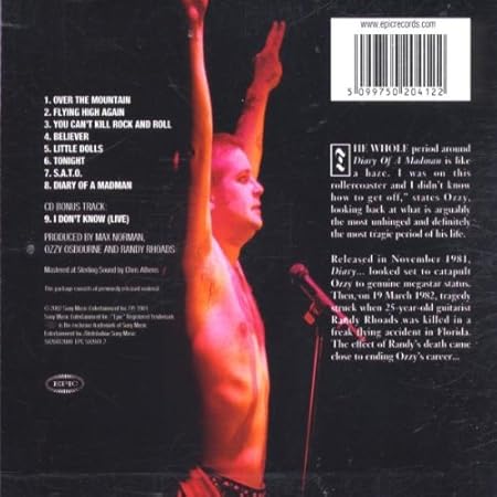 Osbourne Ozzy Diary Of A Madman Amazon Com Music