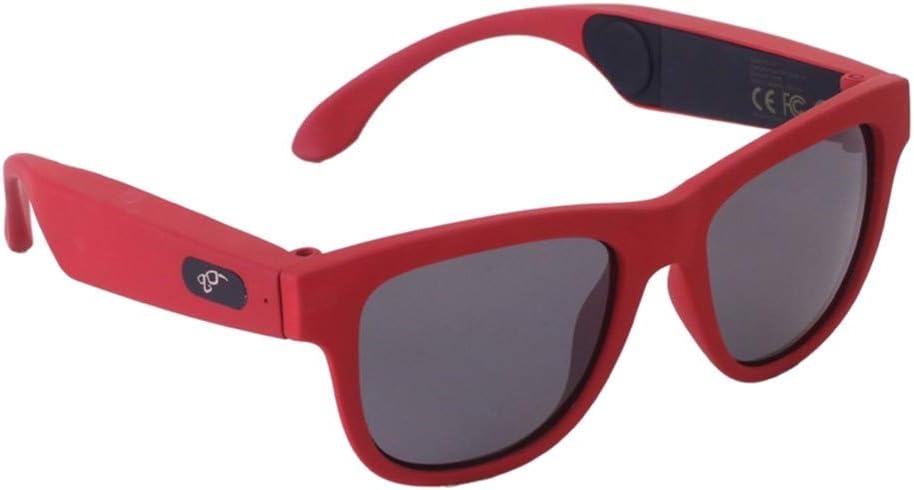 Audio Sunglasses，Bone Conduction Bluetooth Smart Sport Headphone Sunglasses ，Open Ear Music & Hands-Free Calling, for Men & Women, Polarized Lenses, Compatible with iPhone/Android (Color : E)