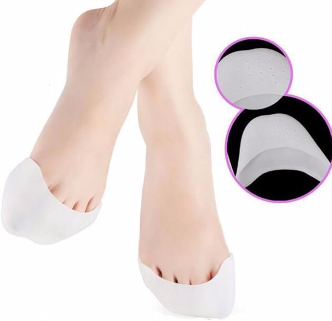 SUPVOX 2 Pair Silicone Gel Toe Caps Ballet Pointe Dance
