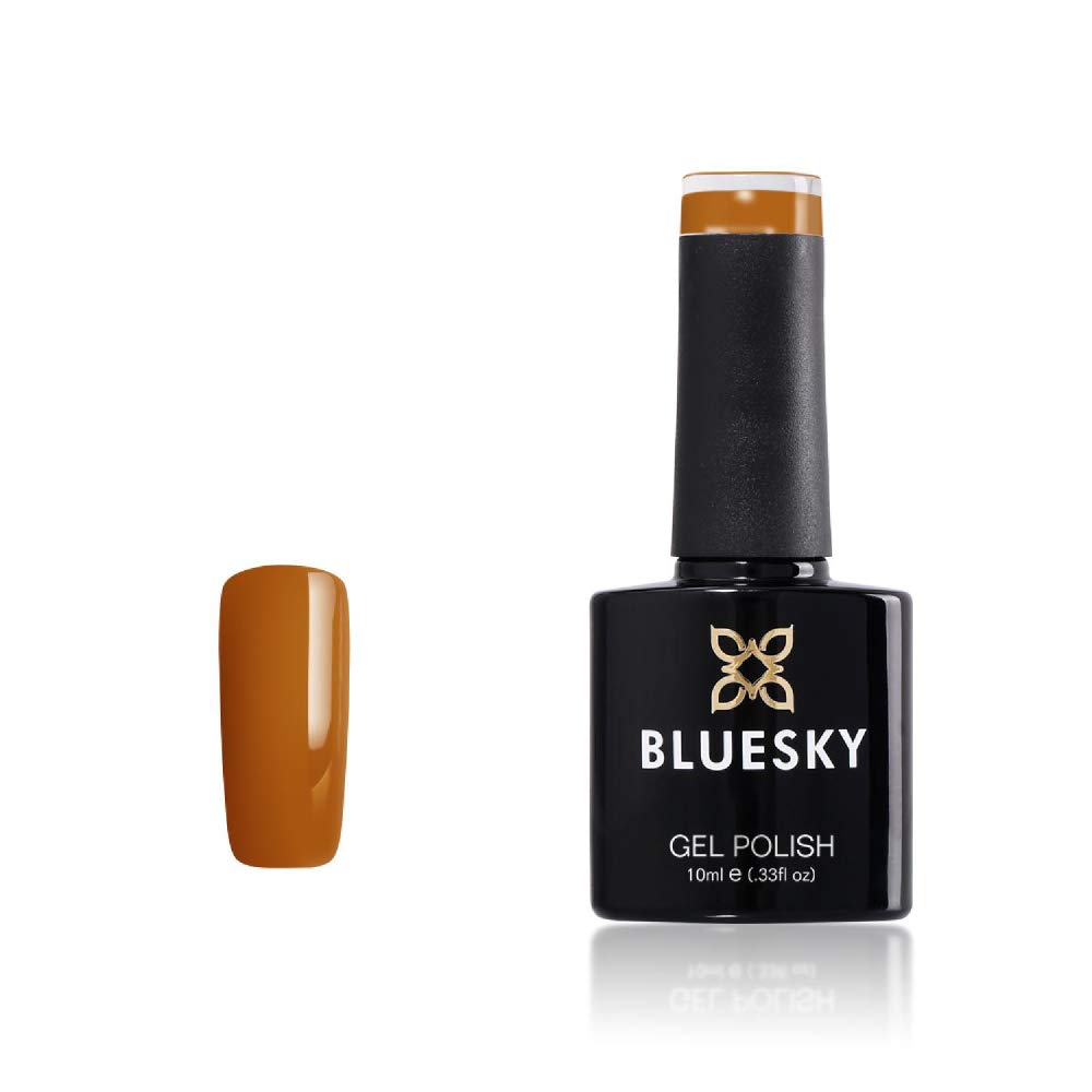Bluesky Gel Nail Polish, Bette SS1904, Brown, Dark, Orange, Tan, Long Lasting, Chip Resistant, 10 ml (Requires Drying Under UV LED Lamp)