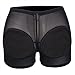 SAYFUT Black Butt Lifter Panty Underwear Tight Shaper Tummy Control Boy Shorts,Medium