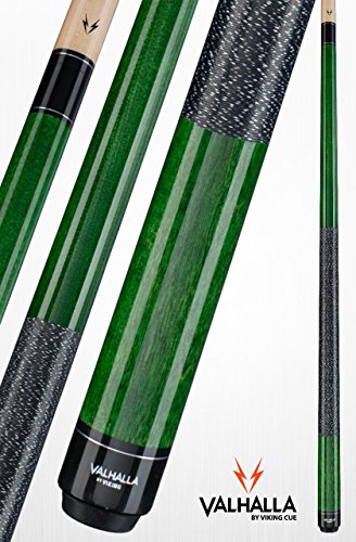 Viking Valhalla 2 Piece Pool Cue Stick with Irish Linen Wrap VA115 (20oz, Green)