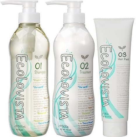 Amazon ネット限定 エコロヴィスタ モイストスパ トリプルセット 500ml 500g 180g エコロヴィスタ シャンプー コンディショナーセット 通販