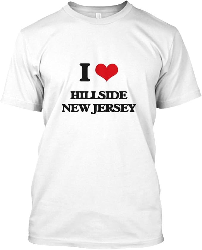 I Love Hillside New Jersey 3XL White Tshirt Hanes