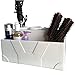 Love Nest White Personal Snake PU Leather Ceramic Countertop Hair Drying Holder Hair Styling Storage Chest Station