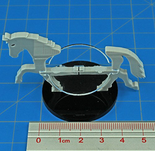 Warhorse, Character Mount Marker, Grey, 40mm Circle Base (1)