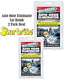 2 PACK Auto Odor Eliminator Control System Car Bomb Tobacco Smell StarBrite
