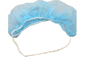 FREYADIY 100 Pieces of Beard Net, 18-Inch Disposable Non-Woven Beard Cover, Food Processing Factory Workshop Protective Cover