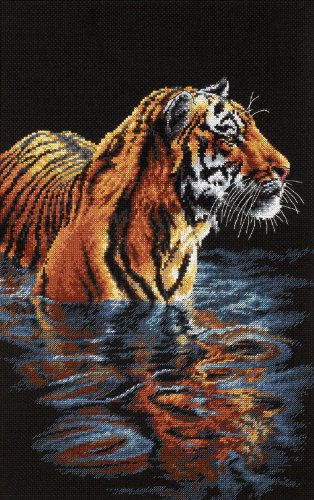 UPC 088677352226, Dimensions Needlecrafts Counted Cross Stitch, Tiger Chilling Out