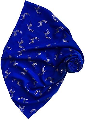 Women Metallic Christmas Statement Metallic Scarves Ladies Neck Scarves Xmas