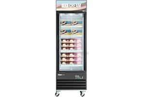 PeakCold Retail Merchandiser Display Freezer - "Ice Cream" Design; 13 Cubic Ft.
