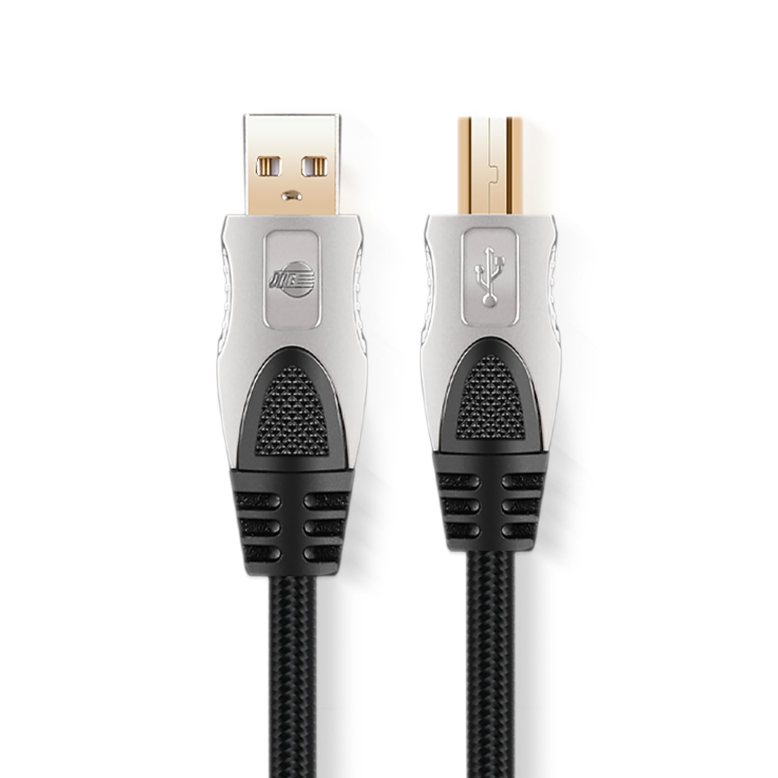 BOAACOUSTIC JIB Audiophile HiFi USB 2.0 Cable USB A to USB B Digital Audio Cable Audiophile Cable (1.5m)