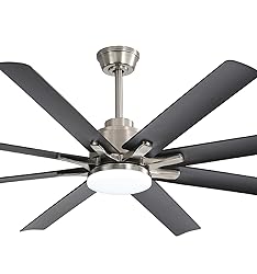 Sofucor 66 Inch Ceiling Fans with Lights, Smart