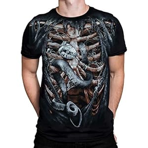 Wild Star Hearts – Bone CAGE T-Shirt für Männer