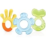 Nuby Lot de 3 anneaux de dentition
